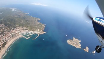 Town of L\'Estartit on the Costa Brava in Spain