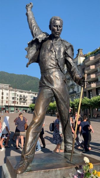 Freddie Mercury statue in Montreux, Switzerland