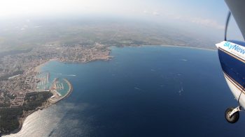 Town of L'Escala on the Costa Brava in Spain