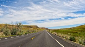 Driving through North Central Washington USA