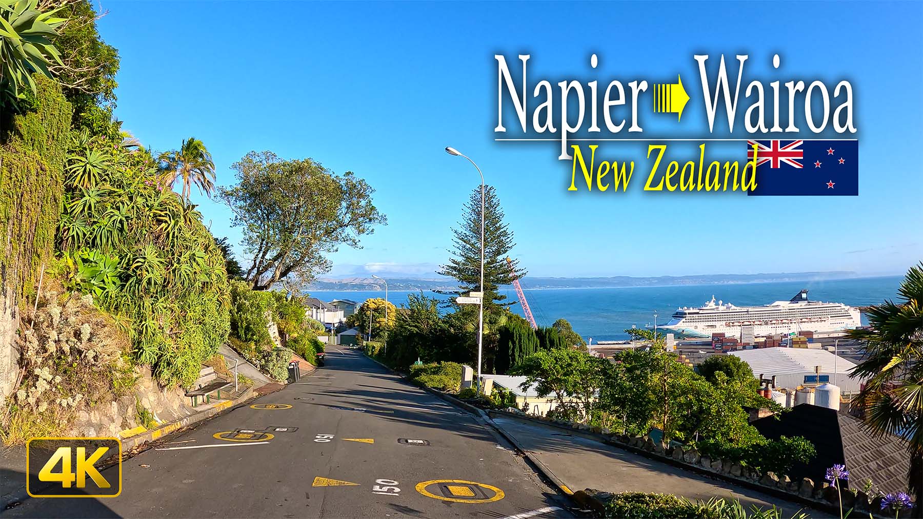 Drive through the Hawke's Bay region from Napier to Wairoa on New Zealand's North Island