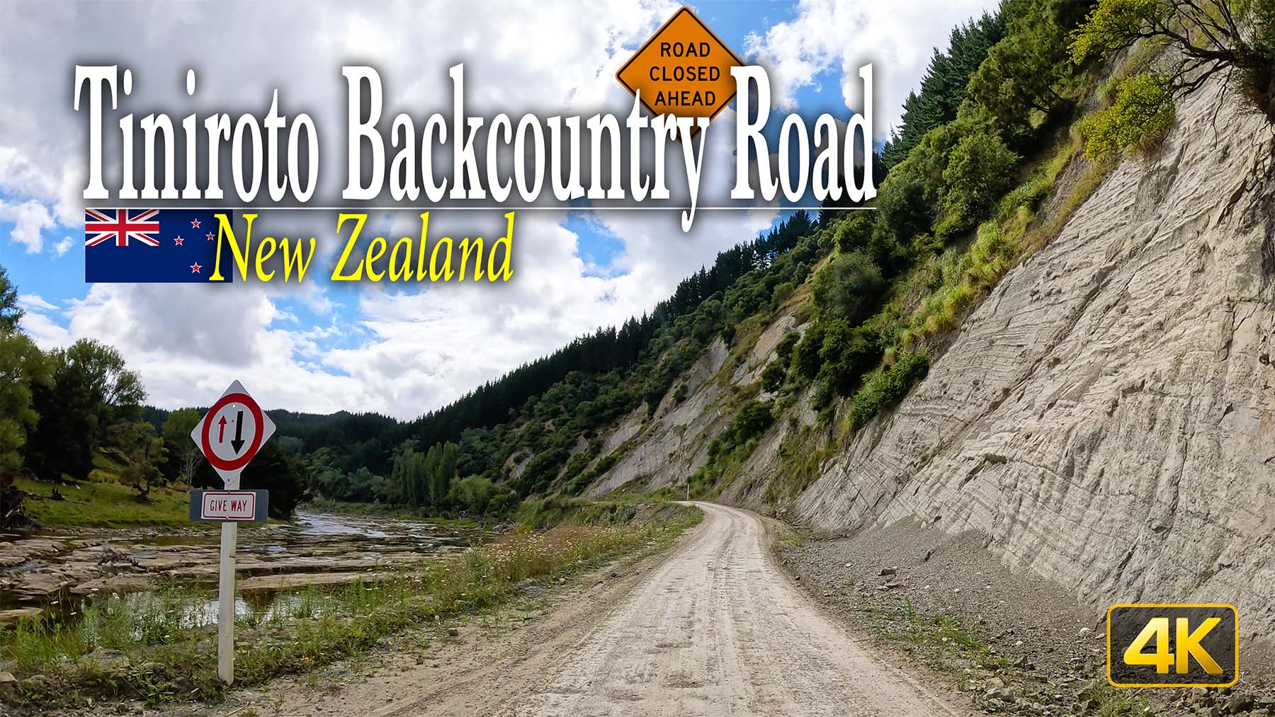 Driving from Wairoa to Gisborne via the (CLOSED) Tiniroto backcountry road in New Zealand