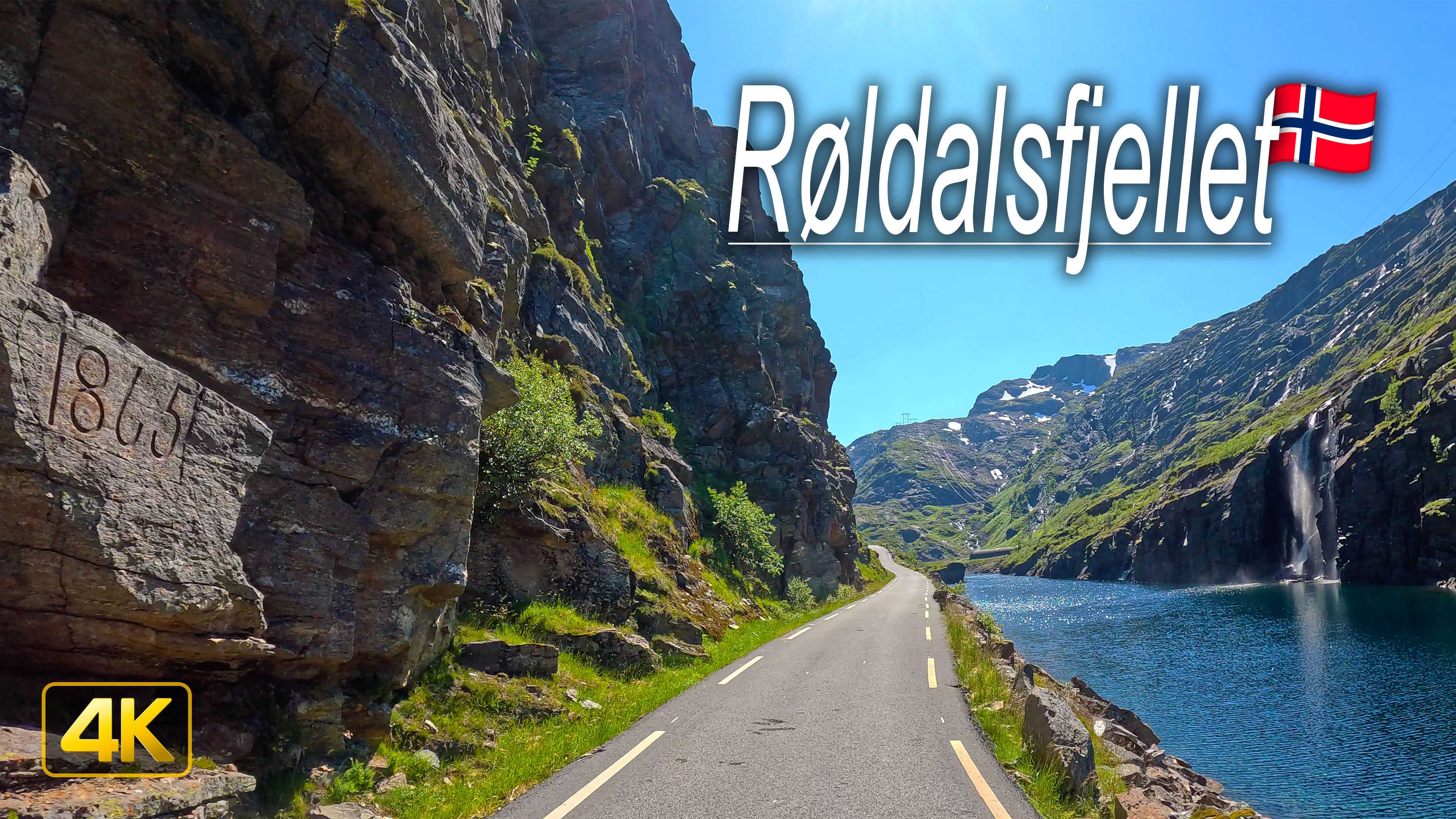 Driving from Ølen to Røldal | Norway
